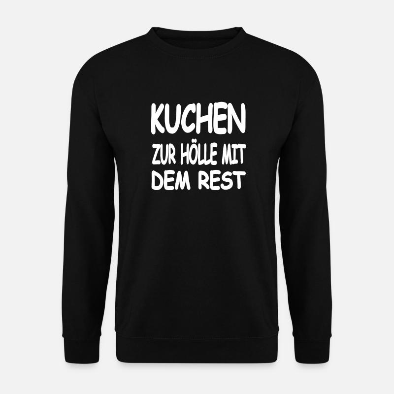Kuchen - Unisex Pullover - Schwarz