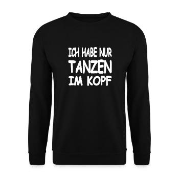 Dance - Unisex Sweatshirt - black - Front - Alina (178cm) & Michal (187cm)