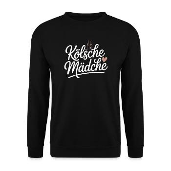 Cologne Girls Carnival Cologne Cologne Cologne Girls - Unisex Sweatshirt - black - Front - Alina (178cm) & Michal (187cm)