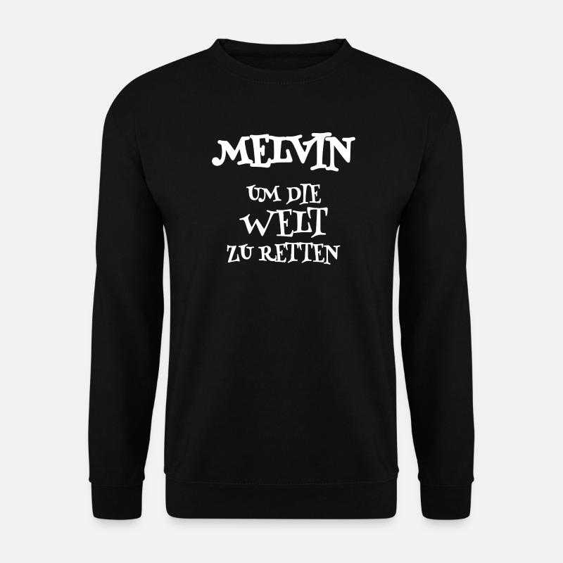 Retter Melvin - Unisex Pullover - Schwarz