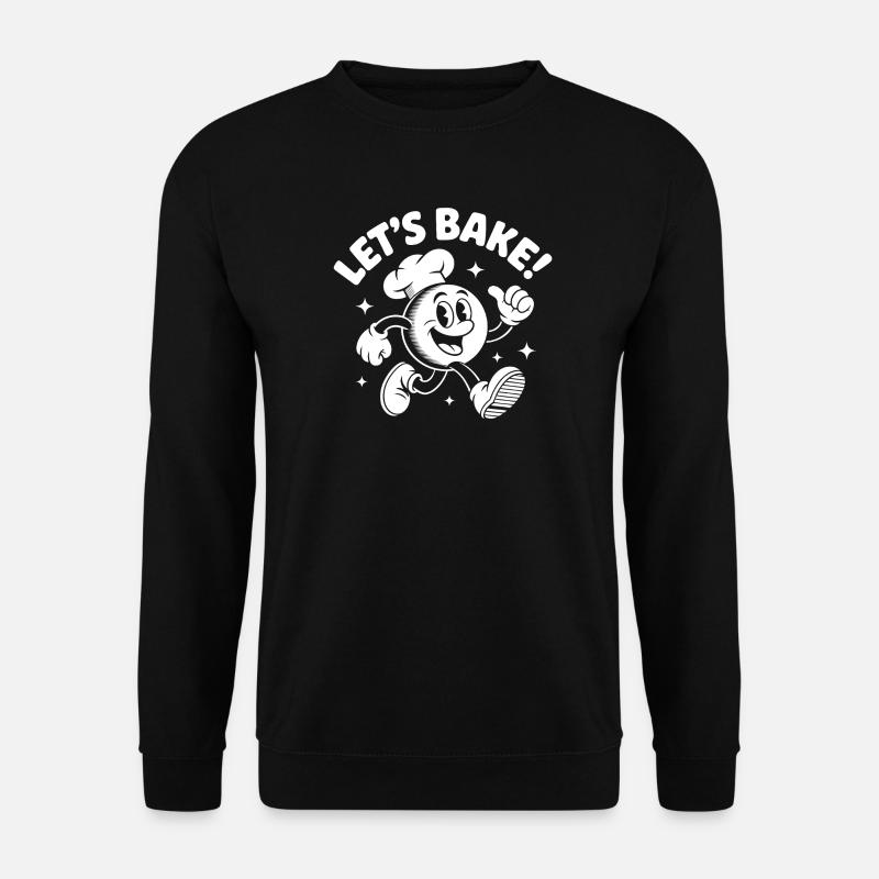 Baking Fun Chef Cookie - Unisex Sweatshirt - black