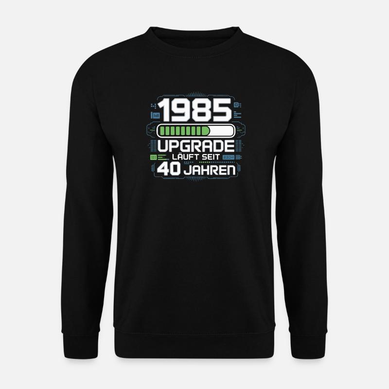 1985 Upgrade Jubiläum - Unisex Pullover - Schwarz