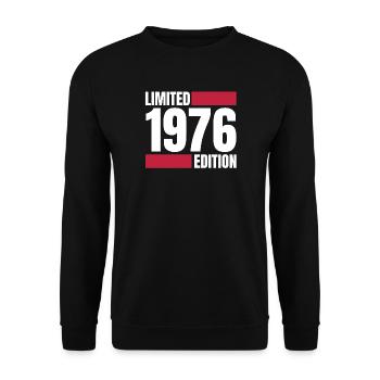 Edition limitée 1976 – Original depuis '76 blanc - Sweat-shirt Unisexe - noir - Devant - Alina (178cm) & Michal (187cm)