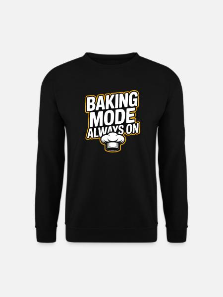 Backmodus Immer An - Unisex Pullover - Schwarz