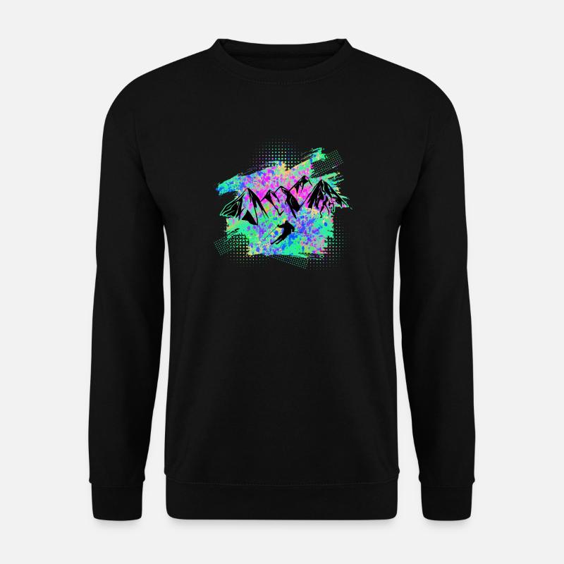 skifahren - Unisex Pullover - Schwarz
