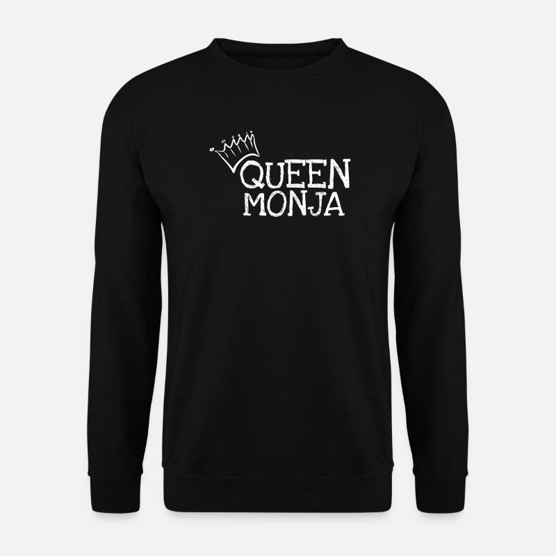Vorname Monja - Unisex Pullover - Schwarz