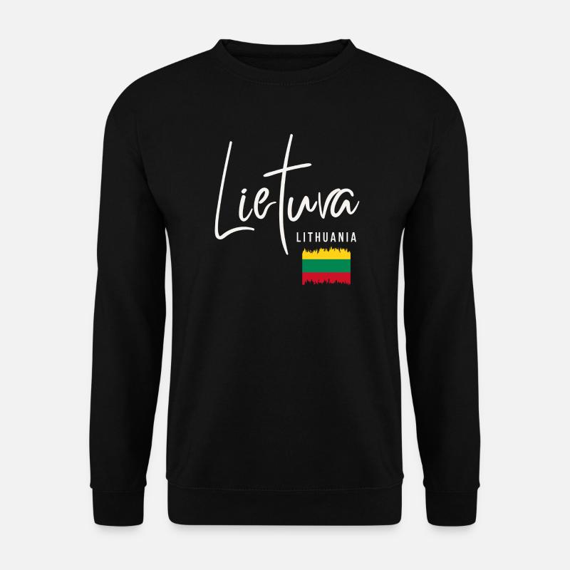 Lithuanian roots, I love Lithuania - Unisex Sweatshirt - black