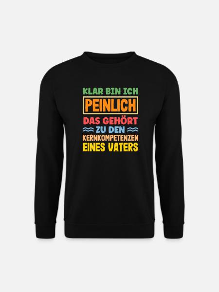 Funny Father's Day Gift Dad Beer - Unisex Sweatshirt - black