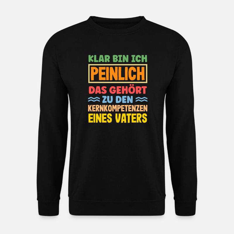 Funny Father's Day Gift Dad Beer - Unisex Sweatshirt - black