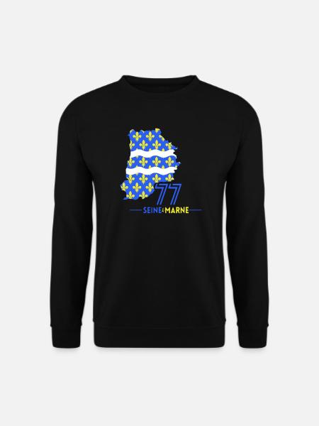 Seine et Marne 77 - Unisex Sweatshirt - black