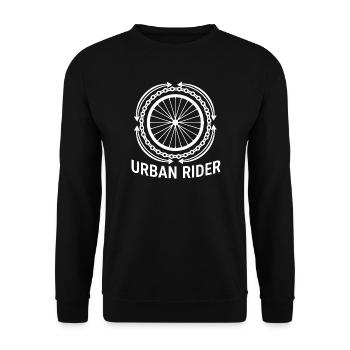 Urban Rider - Unisex Pullover - Schwarz - Vorne - Alina (178cm) & Michal (187cm)
