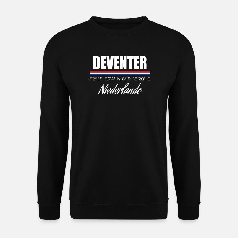 Deventer - Unisex Pullover - Schwarz