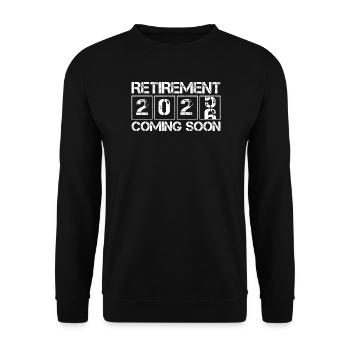 Retired 2026 png, Funny Soon to Be Retired svg, Re - Unisex Sweatshirt - black - Front - Alina (178cm) & Michal (187cm)