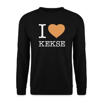 J’adore les cookies - Sweat-shirt Unisexe - noir - Devant - Alina (178cm) & Michal (187cm)