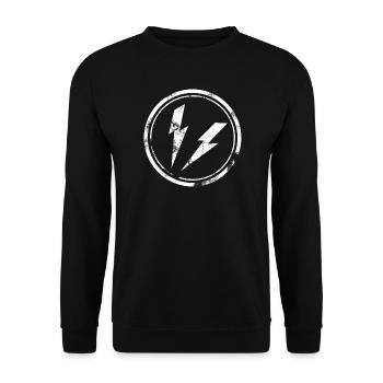Flash - Unisex Pullover - Schwarz - Vorne - Alina (178cm) & Michal (187cm)