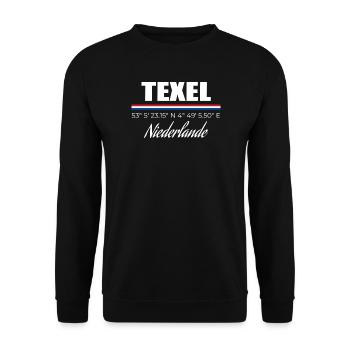 Texel - Unisex Pullover - Schwarz - Vorne - Alina (178cm) & Michal (187cm)