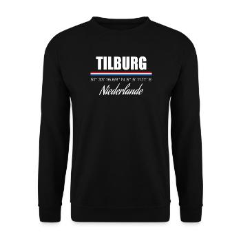 Tilburg - Unisex Pullover - Schwarz - Vorne - Alina (178cm) & Michal (187cm)