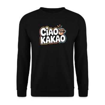 Ciao Cocoa Hot Chocolate Hot Chocolate Goodbye - Unisex Sweatshirt - black - Front - Alina (178cm) & Michal (187cm)