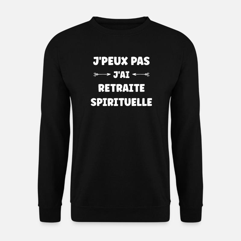Spirituelle Einkehr - Unisex Pullover - Schwarz