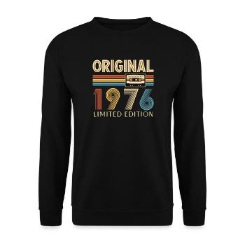 50e anniversaire 50e anniversaire Original 1976 - Sweat-shirt Unisexe - noir - Devant - Alina (178cm) & Michal (187cm)