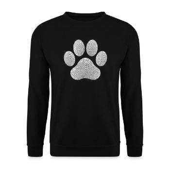 Katze Tier Liebhaber Illustration Hund - Unisex Pullover - Schwarz - Vorne - Alina (178cm) & Michal (187cm)