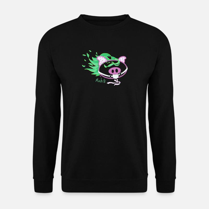 Wild Pop Pig - Unisex Pullover - Schwarz