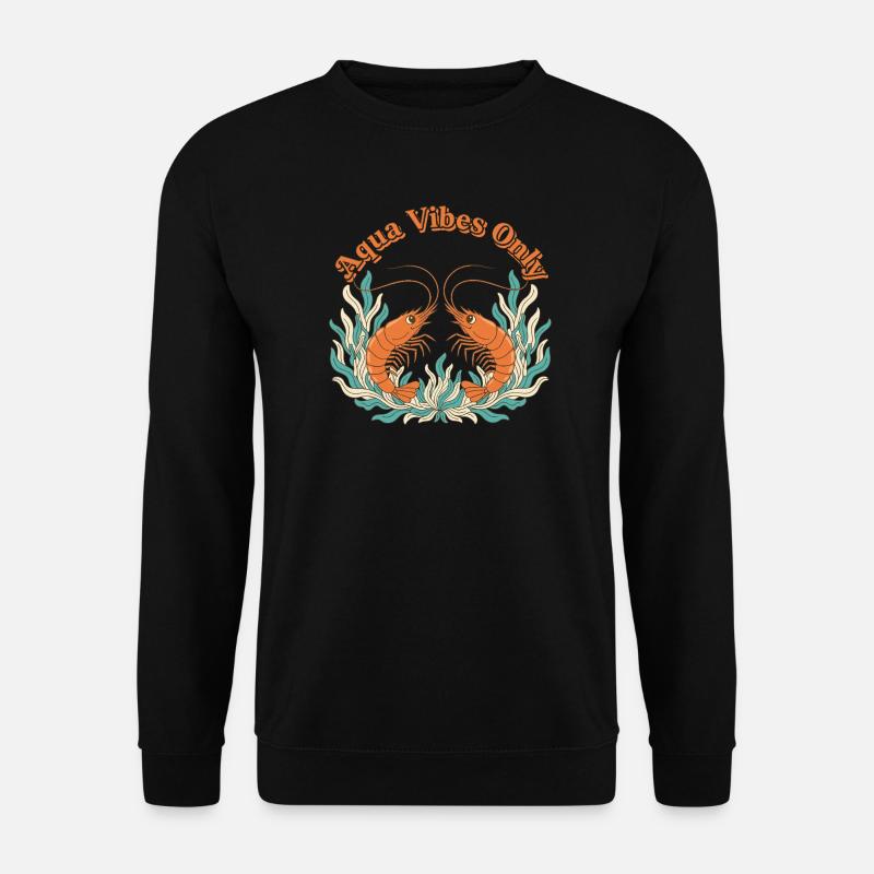 Aqua Vibes Only - Unisex Pullover - Schwarz