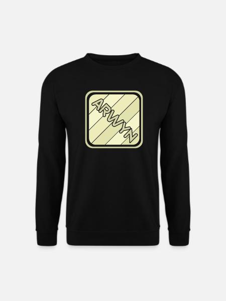 Maedchenname Arwyn - Unisex Pullover - Schwarz