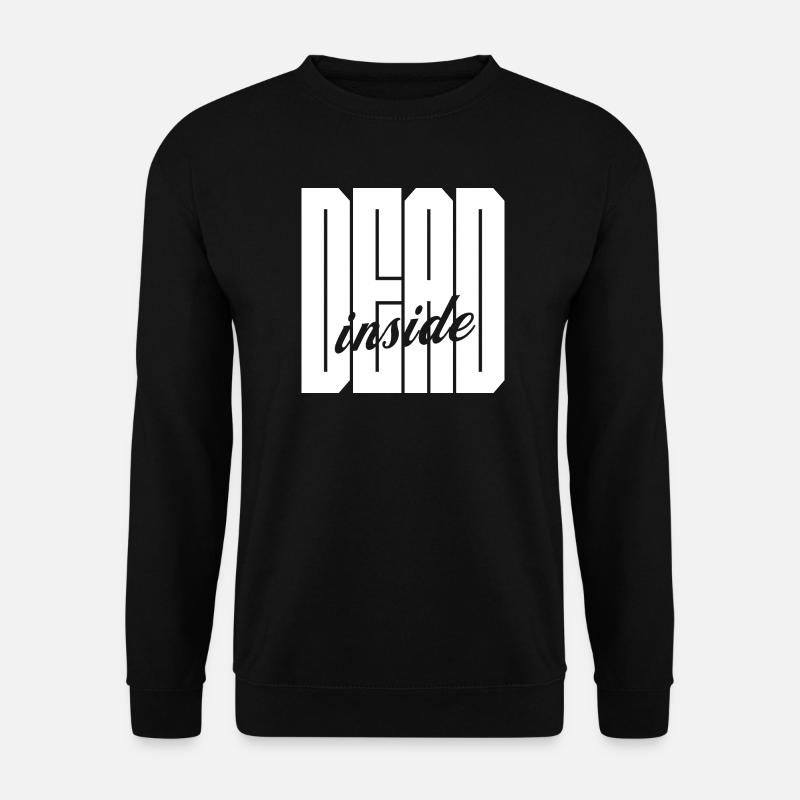 Dead Inside fettes Logo - Unisex Pullover - Schwarz