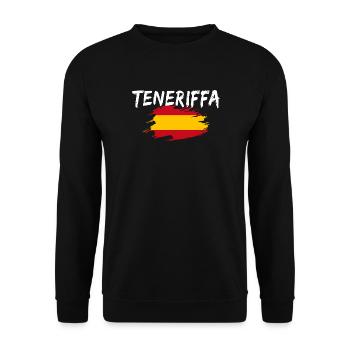 Tenerife Island Spain - Unisex Sweatshirt - black - Front - Alina (178cm) & Michal (187cm)