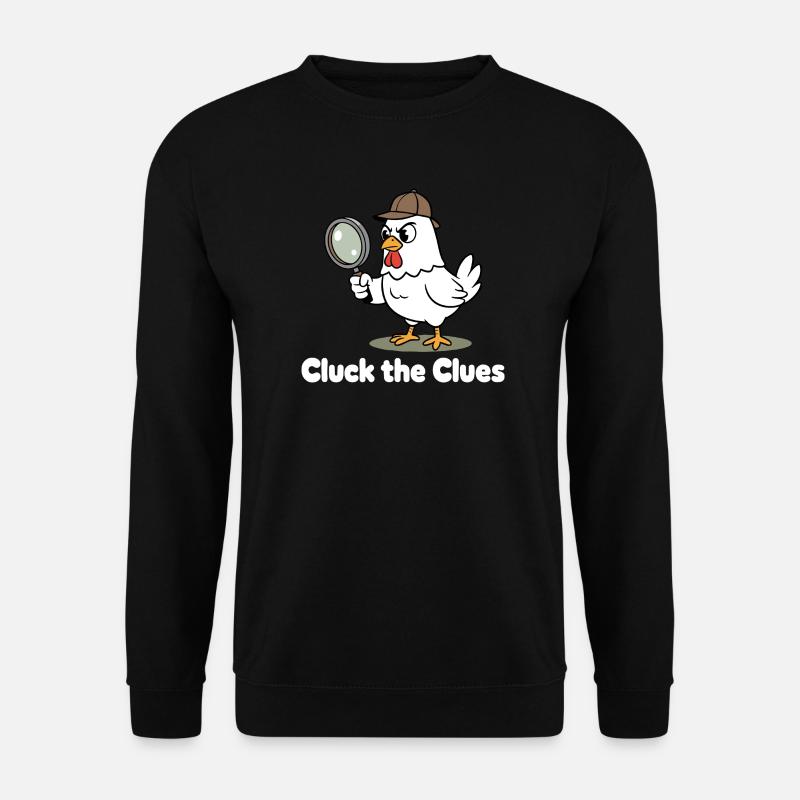 Cluck der Spürnase - Unisex Pullover - Schwarz