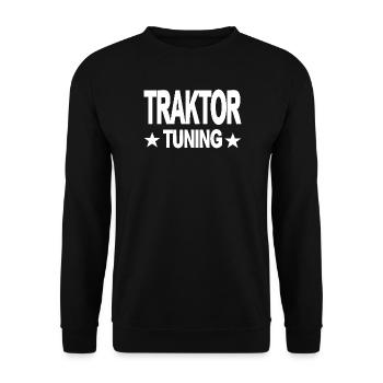 Traktor - Unisex Pullover - Schwarz - Vorne - Alina (178cm) & Michal (187cm)