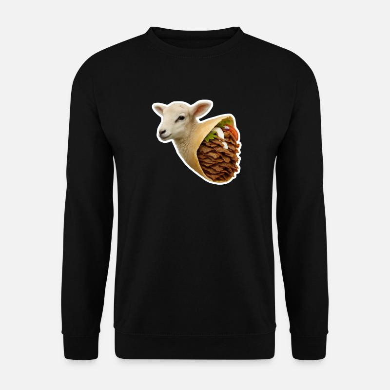 Fleischkonsum | Döner Lamm - Unisex Pullover - Schwarz