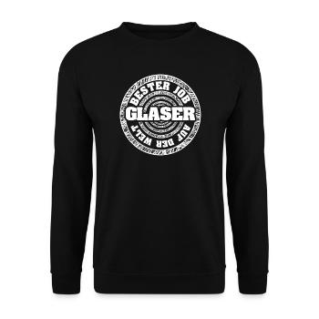 Glaser - Unisex Pullover - Schwarz - Vorne - Alina (178cm) & Michal (187cm)
