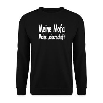 Moped - Unisex Sweatshirt - black - Front - Alina (178cm) & Michal (187cm)