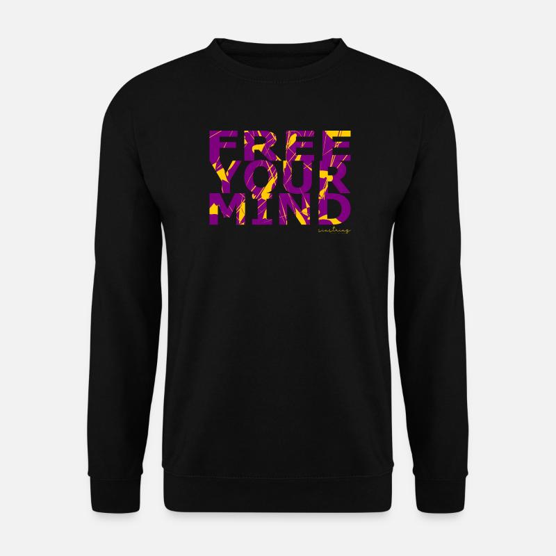 Free Your Mind - Unisex Pullover - Schwarz