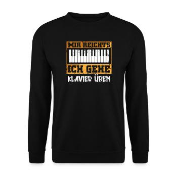 Mother, Mother's Day, Cat, Kitten, Cat Mom - Unisex Sweatshirt - black - Front - Alina (178cm) & Michal (187cm)