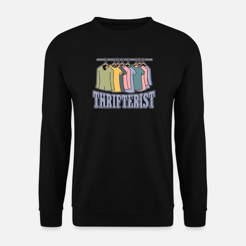 Thrift Shopper Thrifterist Thrift Store - Unisex Pullover - Schwarz