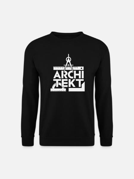 Architecture Design Grid Symbolism - Unisex Sweatshirt - black