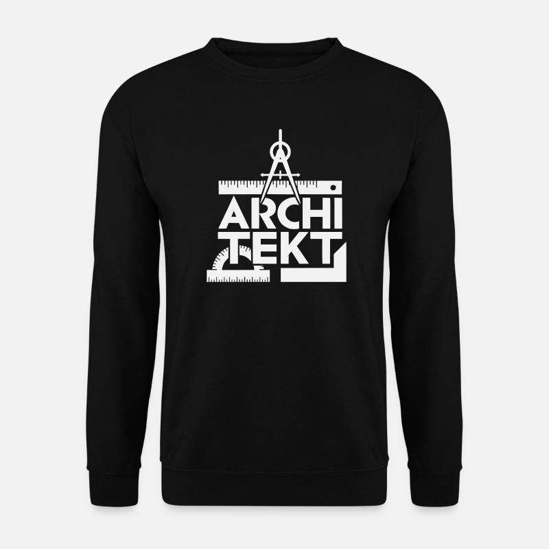 Architecture Design Grid Symbolism - Unisex Sweatshirt - black