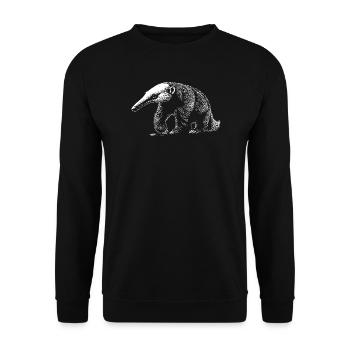 Anteater Tamandua Anteater Large anteaters - Unisex Sweatshirt - black - Front - Alina (178cm) & Michal (187cm)