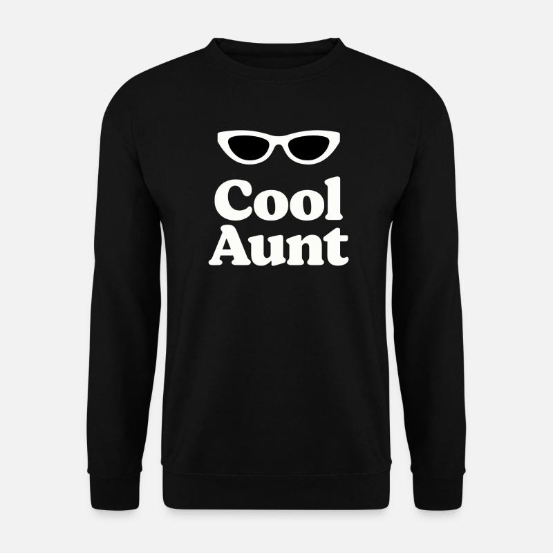 Cool Aunt Eyeglass-Logo - Unisex Pullover - Schwarz