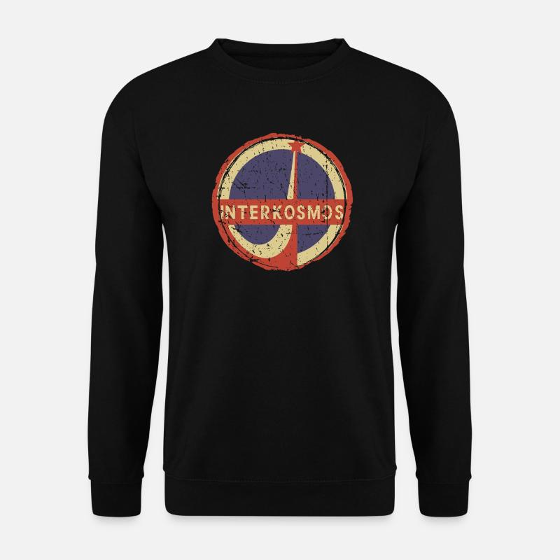 Interkosmos DDR Retro Circle Emblem - Unisex Sweatshirt - black
