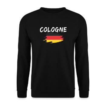Cologne Germany Cologne - Unisex Sweatshirt - black - Front - Alina (178cm) & Michal (187cm)