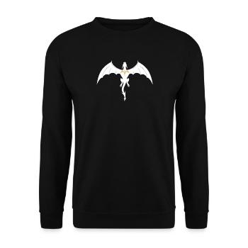 Quatrième Dragon Aile - Sweat-shirt Unisexe - noir - Devant - Alina (178cm) & Michal (187cm)