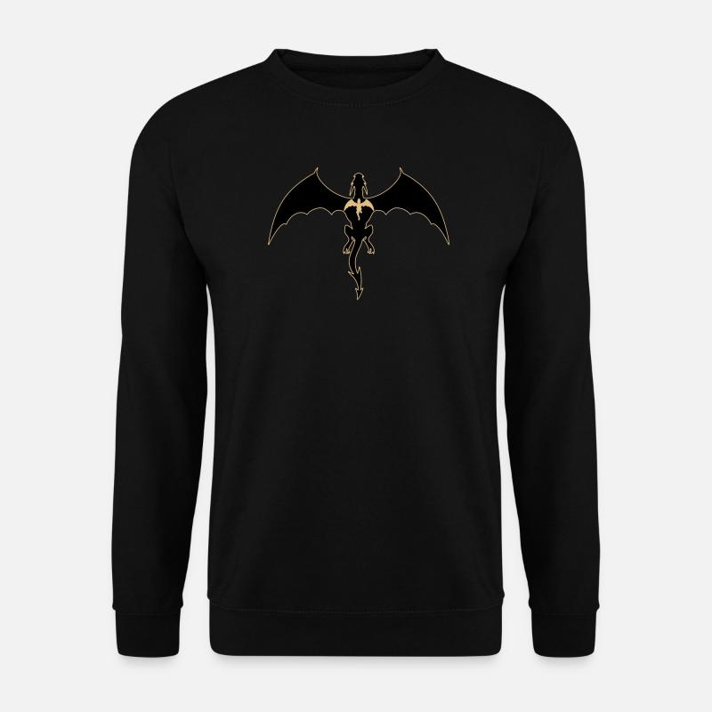 fourth wing dragon - Unisex Sweatshirt - black