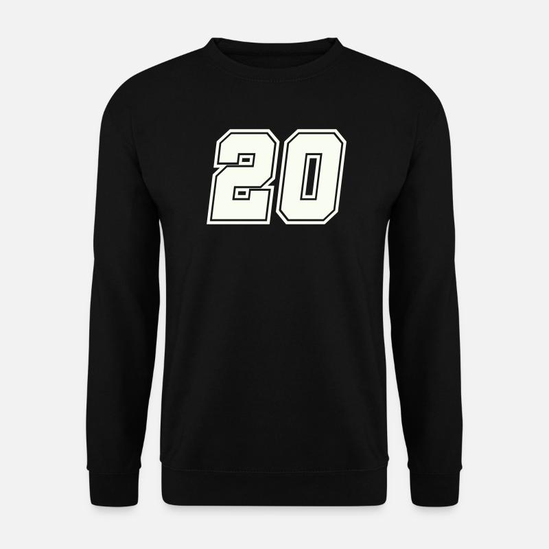 20 Number - Unisex Sweatshirt - black