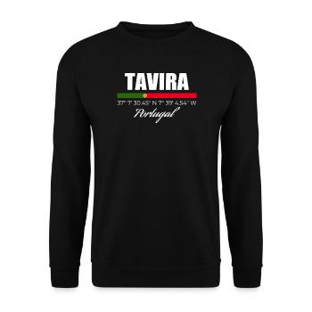 Tavira - Unisex Pullover - Schwarz - Vorne - Alina (178cm) & Michal (187cm)