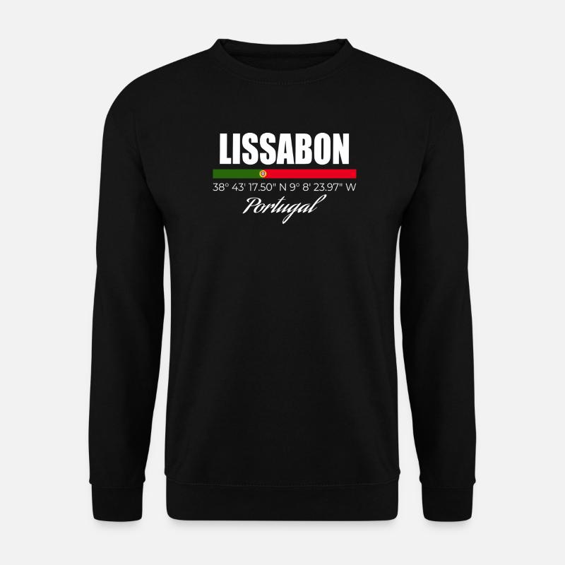 Lissabon - Unisex Pullover - Schwarz