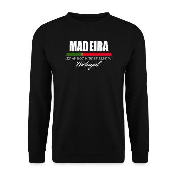 Madère - Sweat-shirt Unisexe - noir - Devant - Alina (178cm) & Michal (187cm)